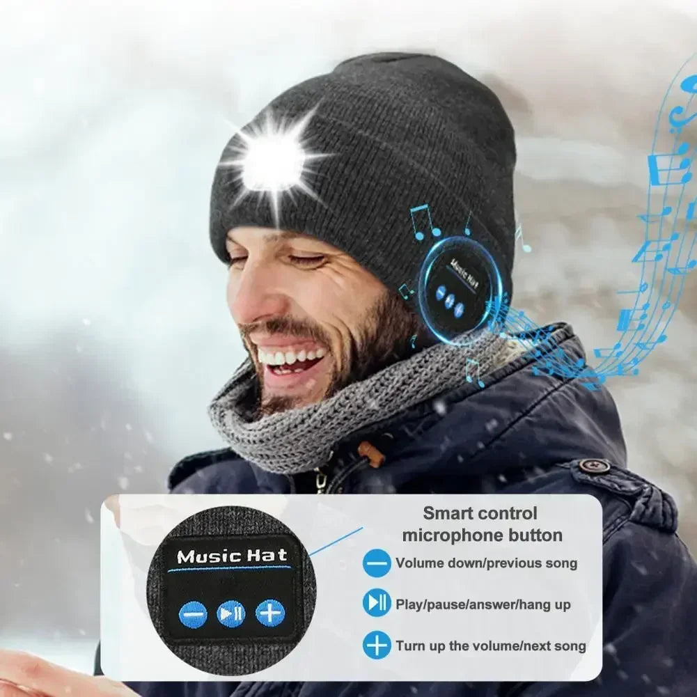 VEZZO™ Flashlight Bluetooth Beanie (BEST SELLER!)